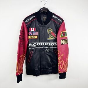 October’s Very Own (OVO) Scorpion Crew Leather Jacket